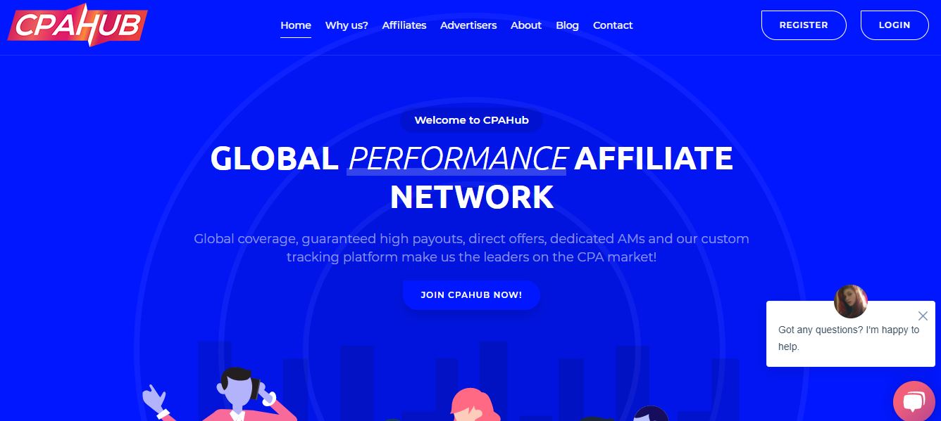 CPAhub affiliate program