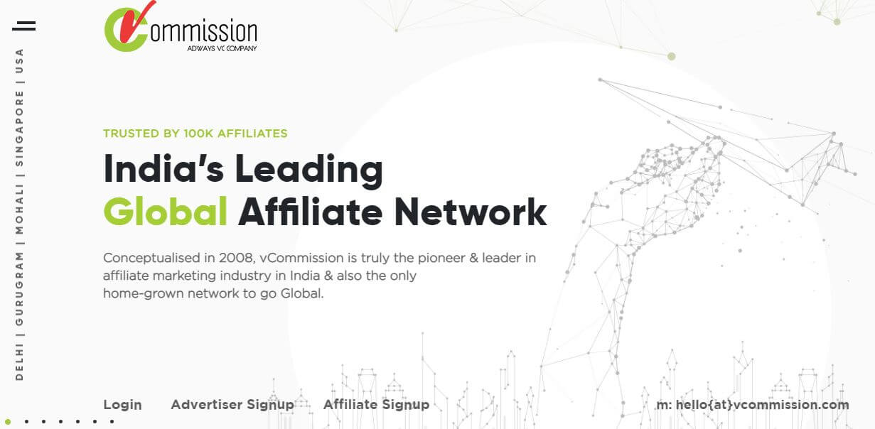 vCommission affiliate program